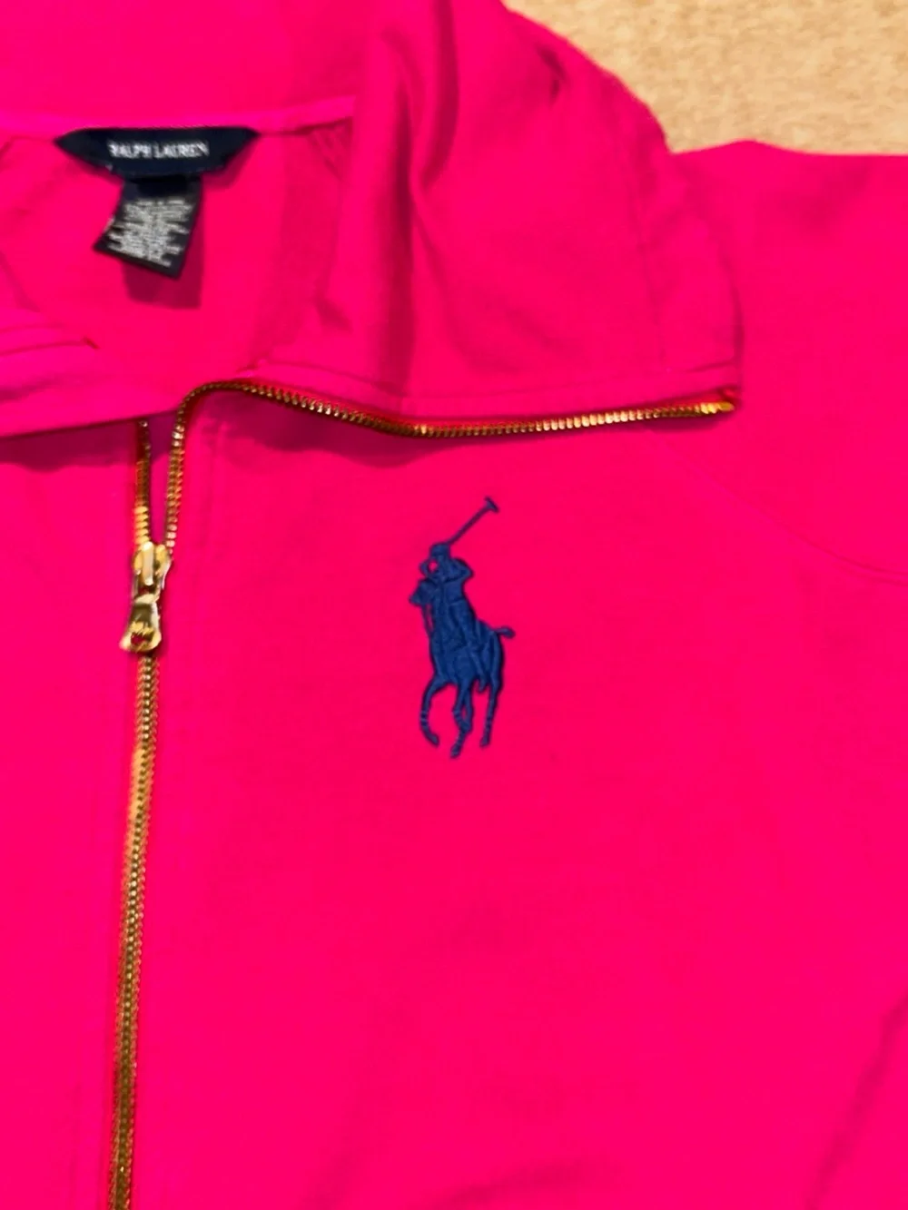 Ralph Lauren bright zip